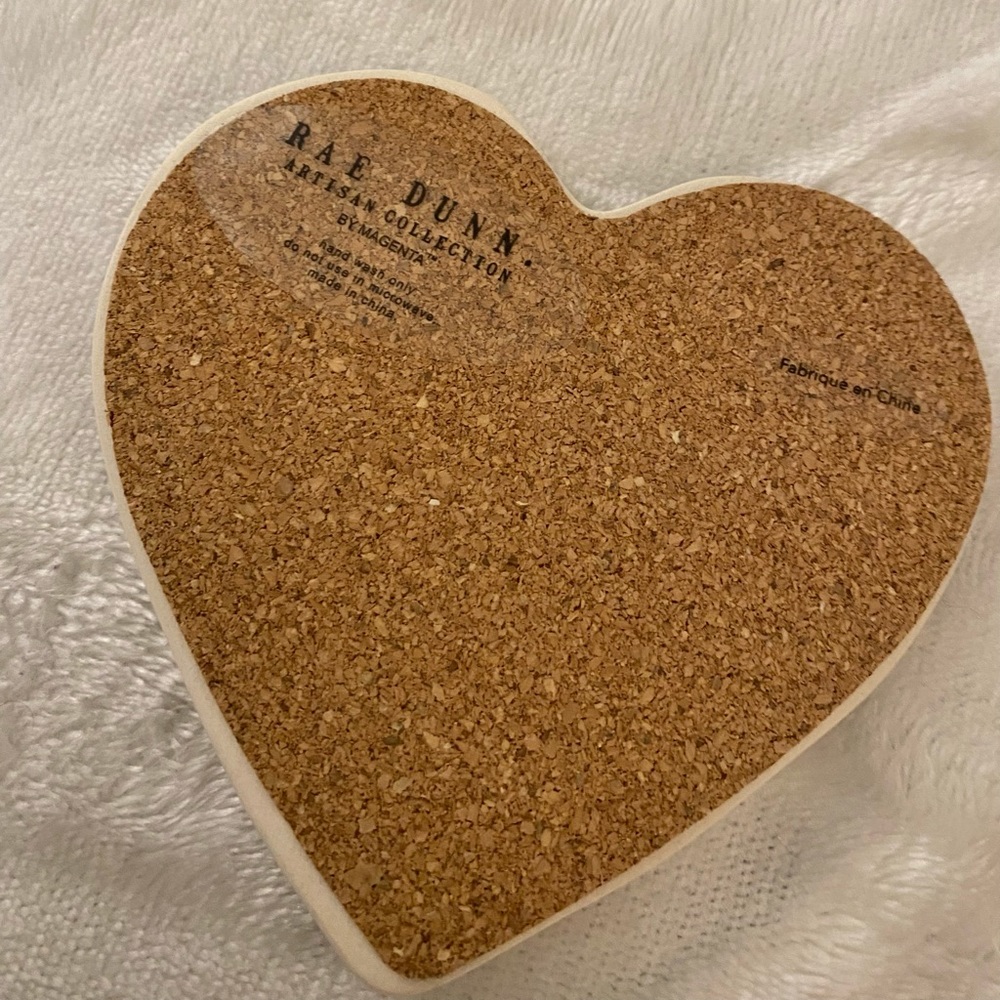 ❗️SOLD❗️Rae Dunn 4 Piece Valentine’s Day Coasters - Picture 2 of 2